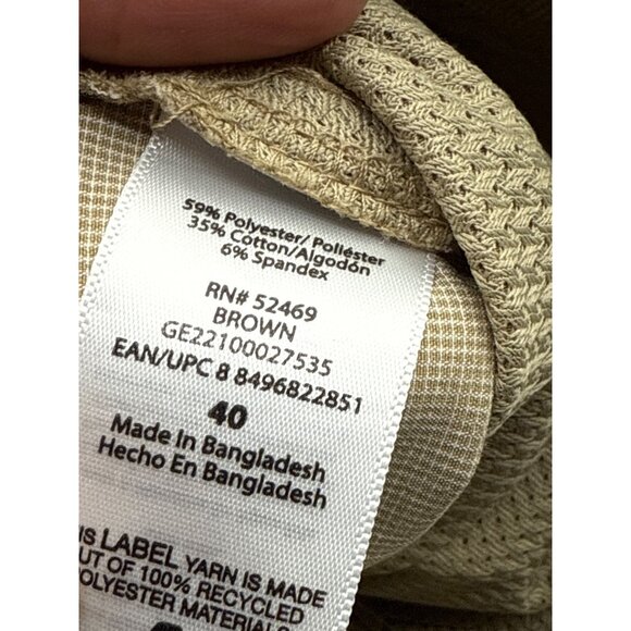 George Size 40 Mens Beige Casual Shorts Stretch Blend With Belt Loops Pockets - Picture 7 of 7